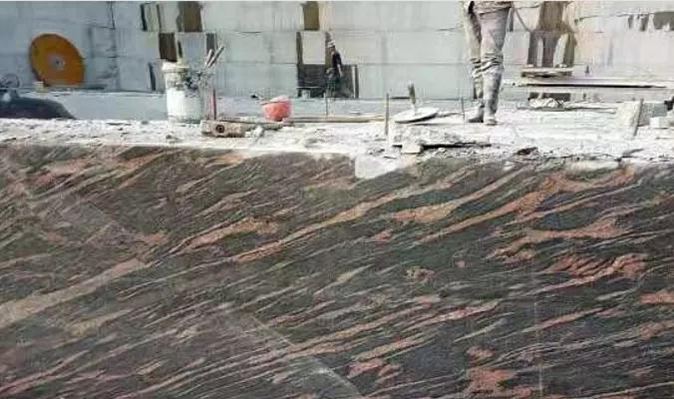 國產(chǎn)進口石材之幻彩紅（加州紅龍）石材欣賞！